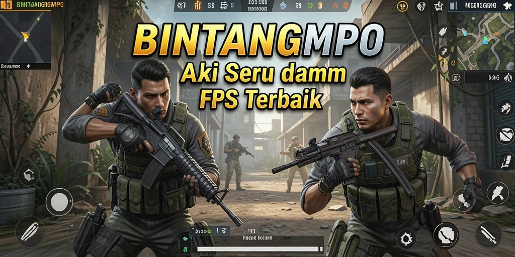 Gameplay seru dalam aksi tembak-menembak di BINTANGMPO.