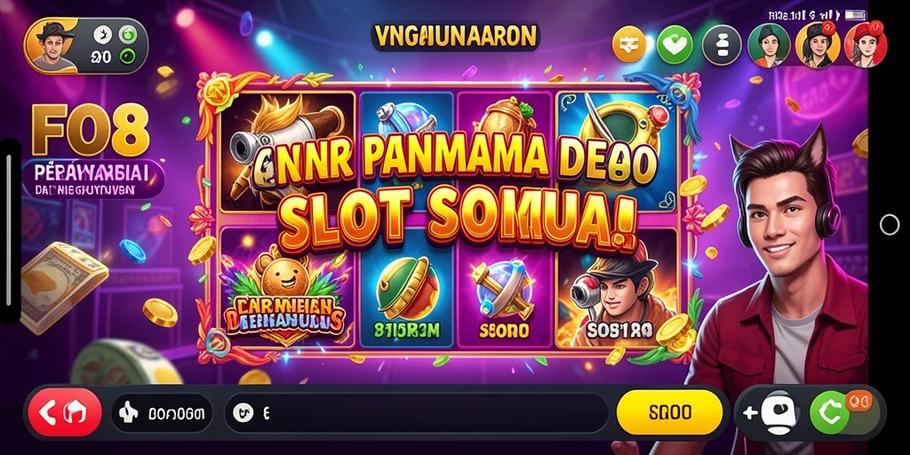 Gambaran gameplay Slot yang mendebarkan dan penuh warna di FO8.