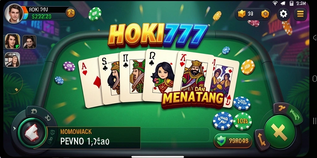 Tampilan gameplay HOKI777 yang menarik dan seru.