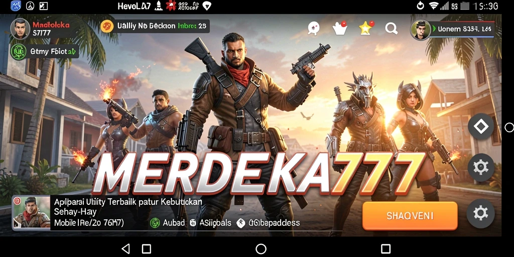 Tampilan aplikasi MERDEKA777 dengan antarmuka yang bersih dan intuitif.