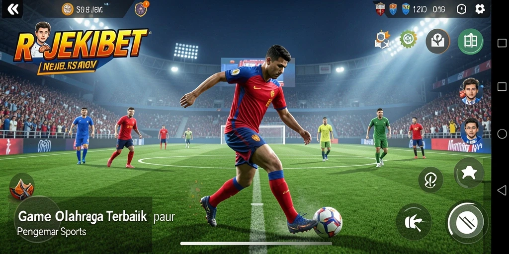Tampilan seru gameplay olahraga di REJEKIBET.