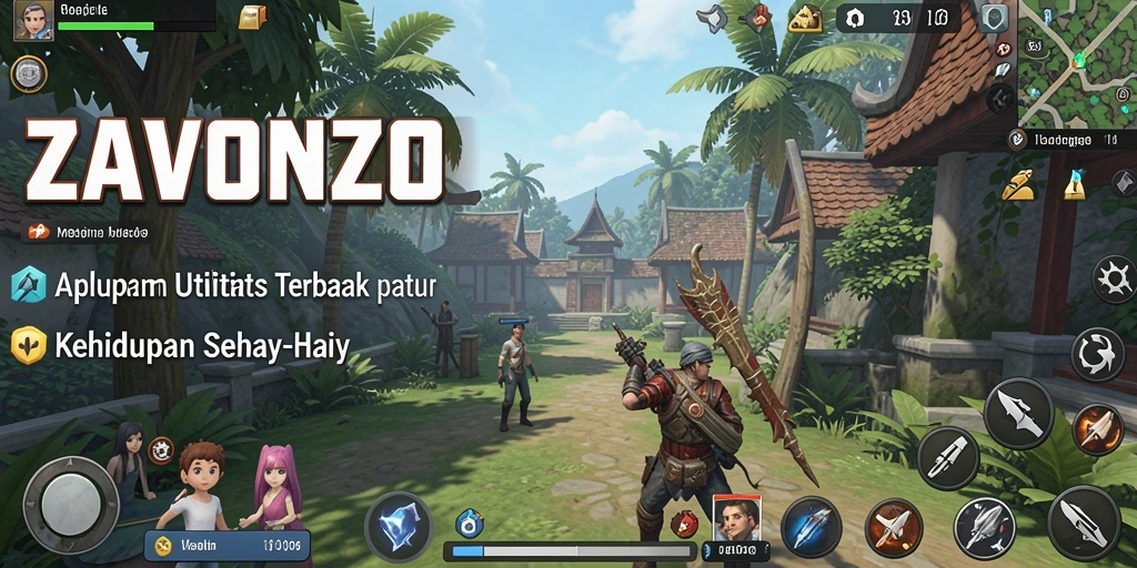 Tampilan antarmuka ZAVONZO yang modern dan intuitif.