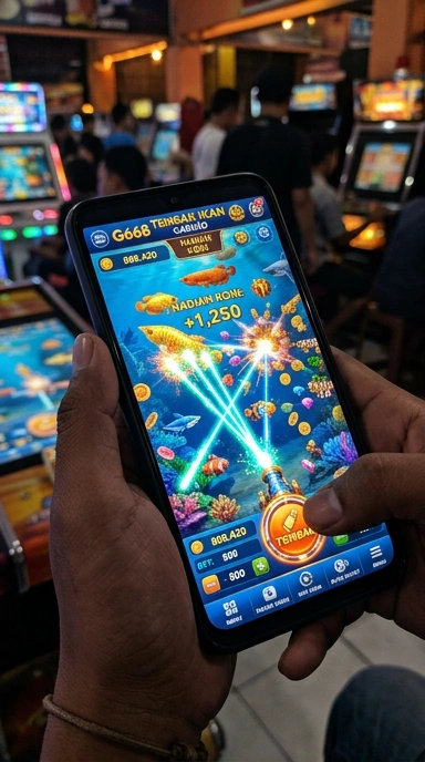 Screenshot dari antarmuka utama aplikasi g668.